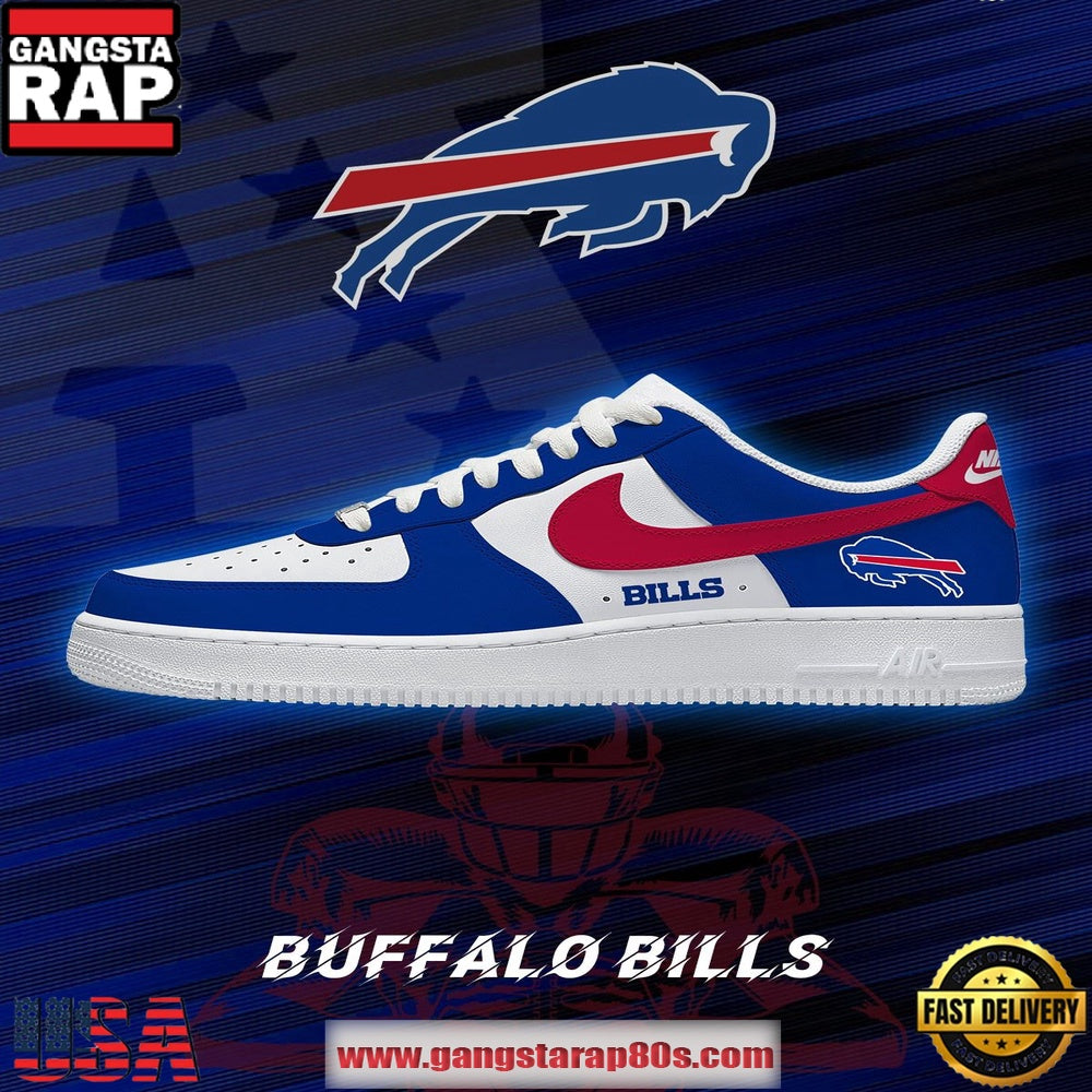 Buffalo Football New Version Custom Air Force 1 Shoes Running Sneakers