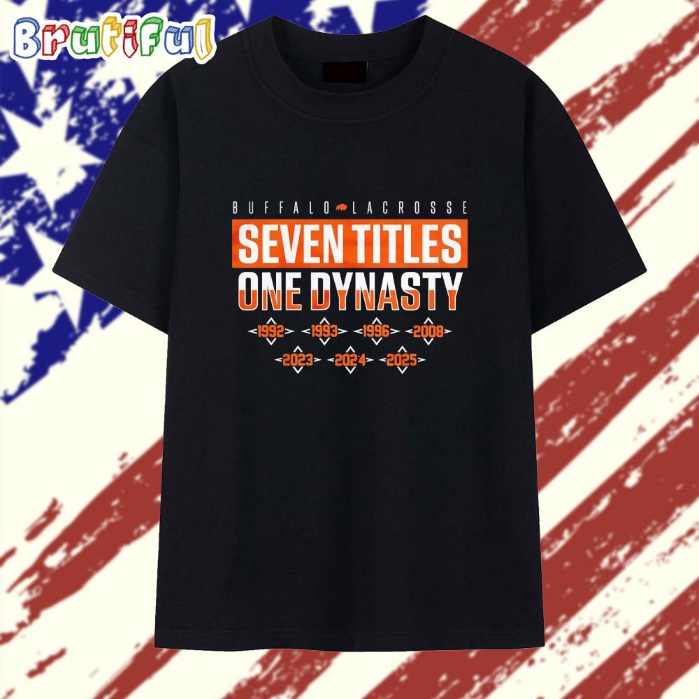 Buffalo Lacrosse Seven Titles One Dynasty 2025 T Shirt