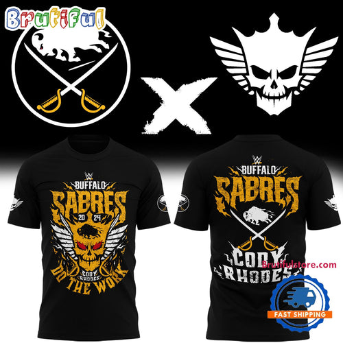 Buffalo Sabres x Cody Rhodes New 2024 Design 3D Shirt