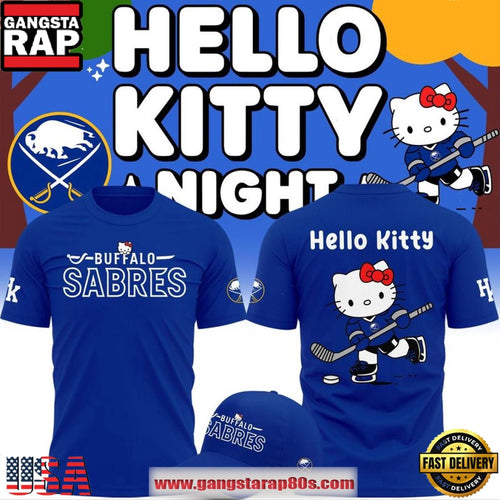 Buffalo Sabres x Hello Kitty Night 2026 Unisex 3D Shirt