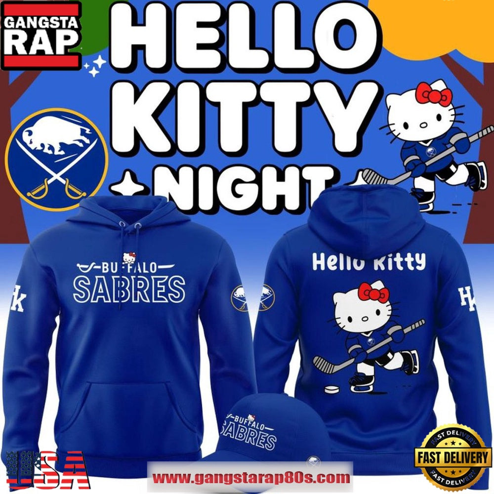 Buffalo Sabres x Hello Kitty Night 2026 Unisex Hoodie Shirt