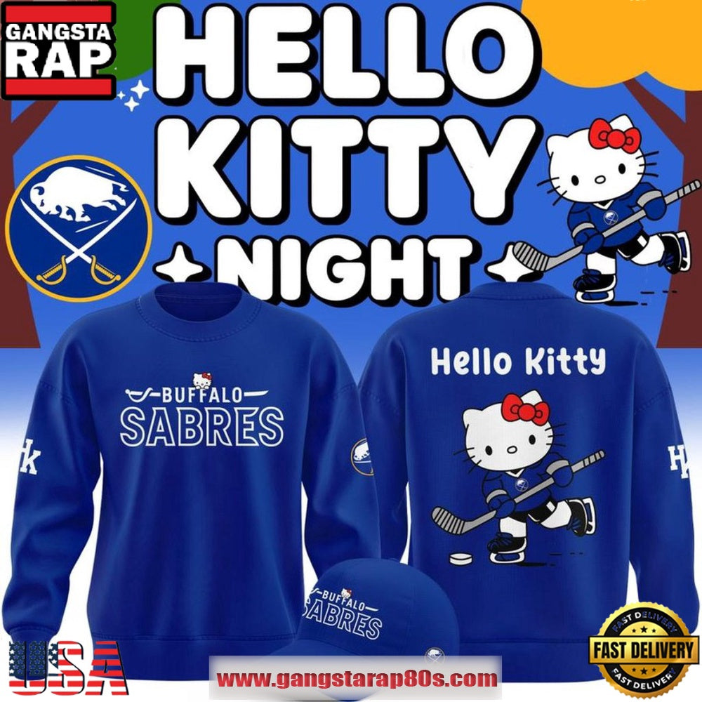 Buffalo Sabres x Hello Kitty Night 2026 Unisex Sweatshirt