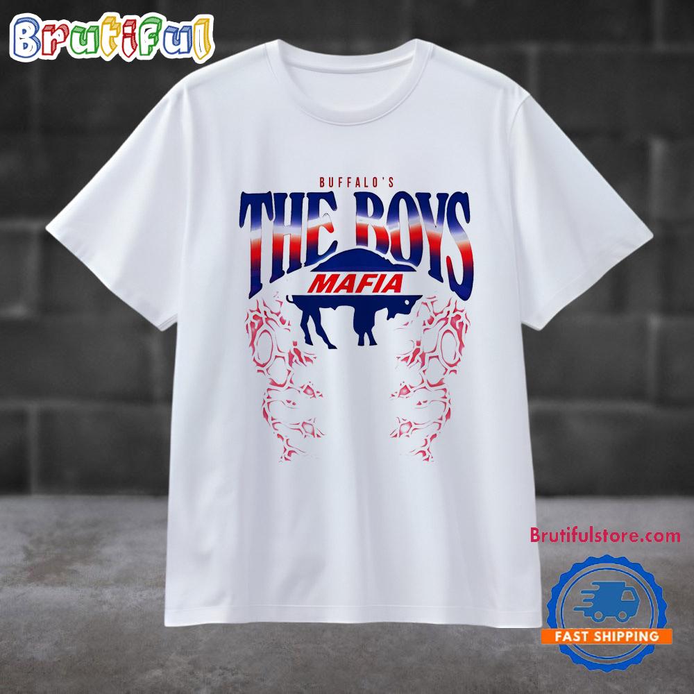 Buffalo The Boys Mafia Bills Lightning T Shirt
