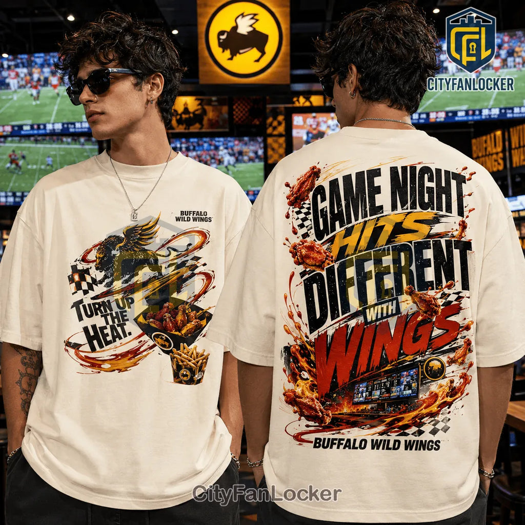 Buffalo Wild Wings Game Night Cream T-Shirt