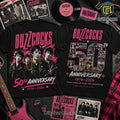 Buzzcocks 50th Anniversary Vintage Black T-Shirt