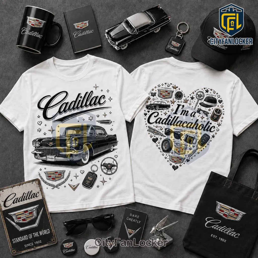 Cadillac Classic Car Lover White T-Shirt