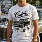 Cadillac Classic Car Lover White T-Shirt