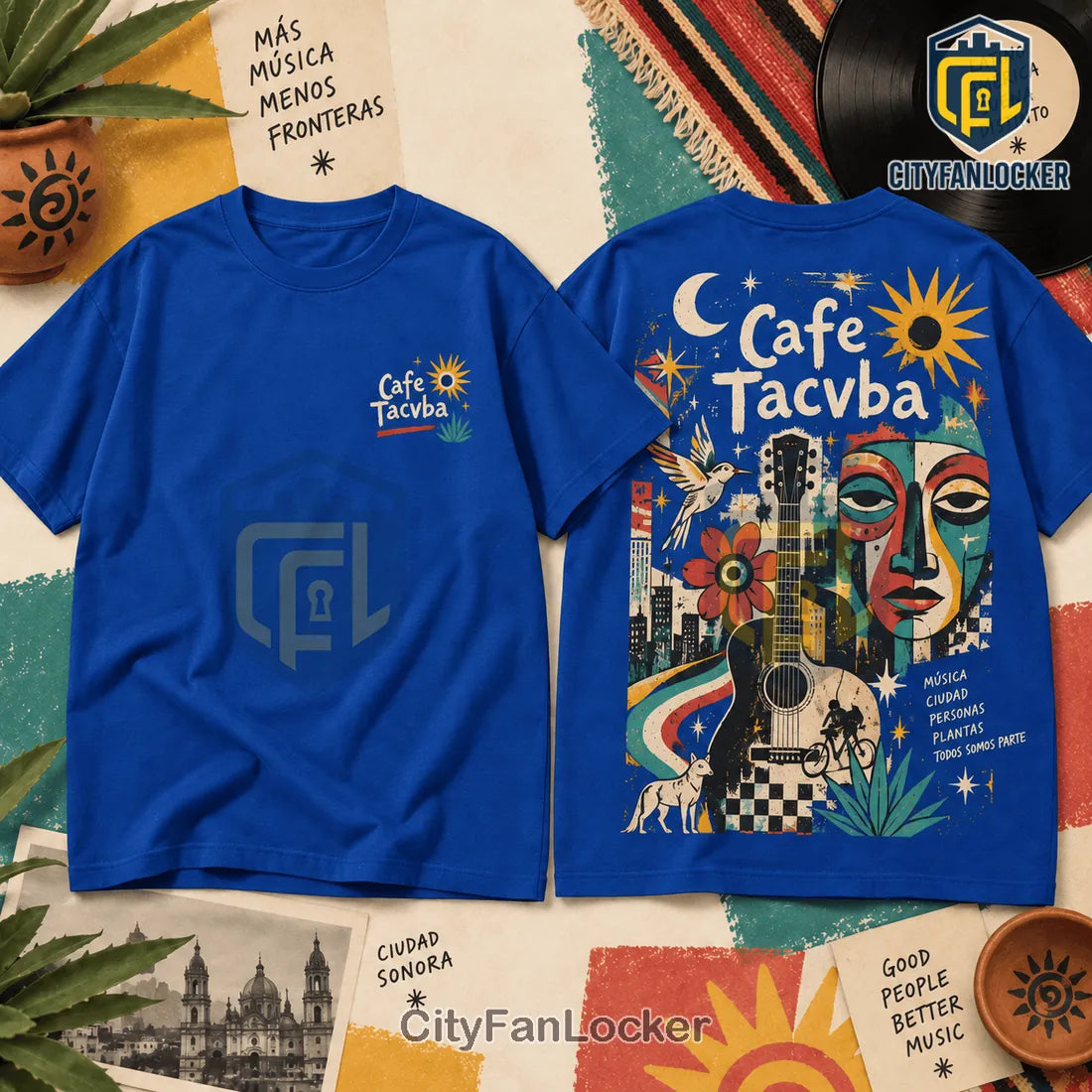 Cafe Tacvba Black Cotton Shirt