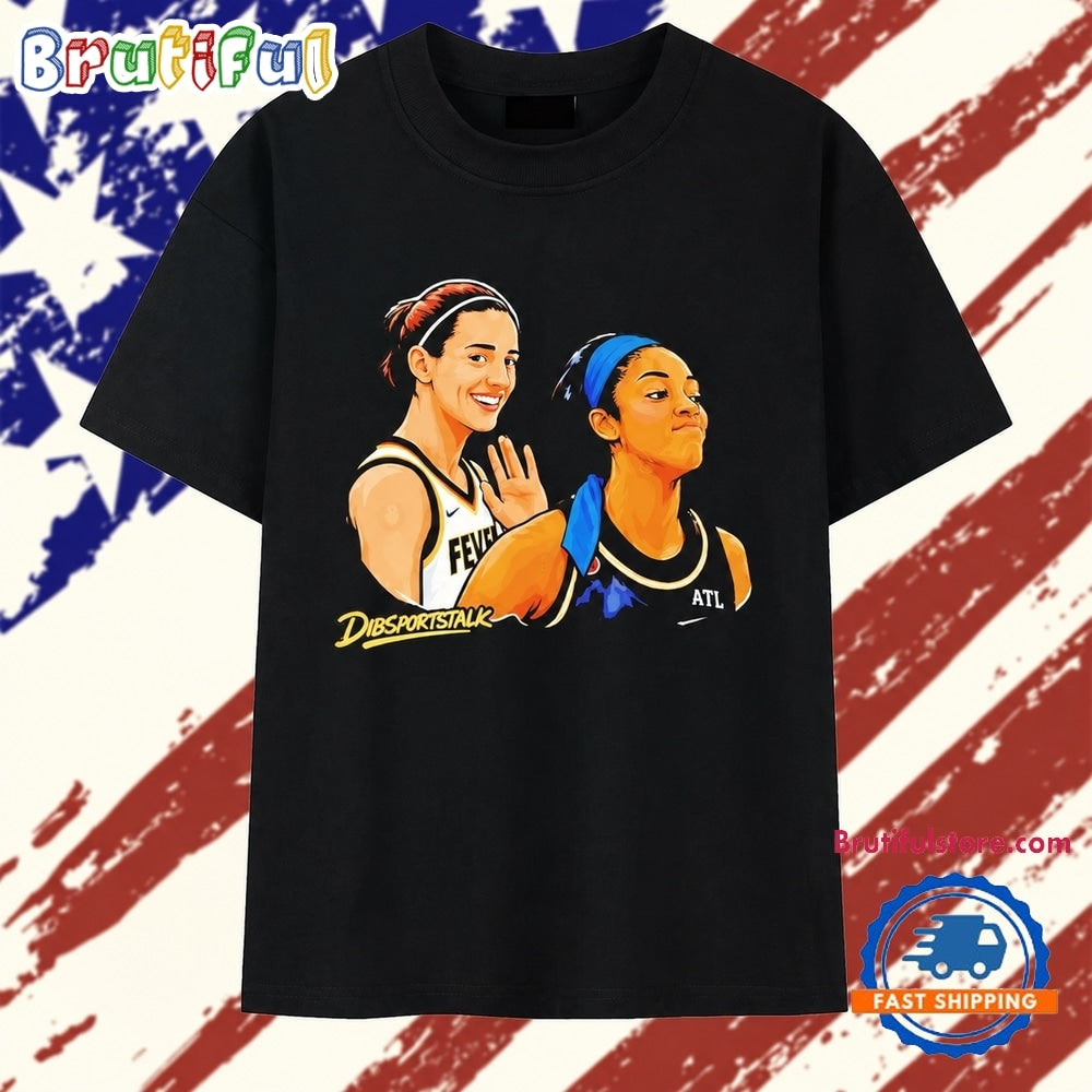 Caitlin Clark Indiana Fever and Rhyne Howard Atlanta Dream T Shirt