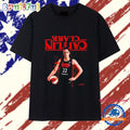 Caitlin Clark Portrait Signature Indiana Fever T Shirt