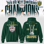 Cal Poly Mustangs 2026 Big West Conference Baseball Champions Hoodie