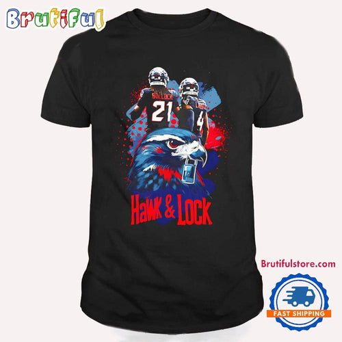 Calen Bullock And Kamari Lassiter Hawk And Lock Houston Texans T Shirt