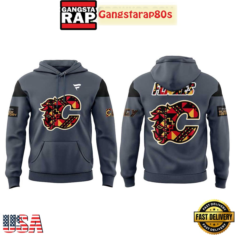 Calgary Flames Our Black History Month 2026 Special Edition Hoodie