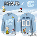 Calgary Flames x Peanuts 2025 Limited Hockey Jersey