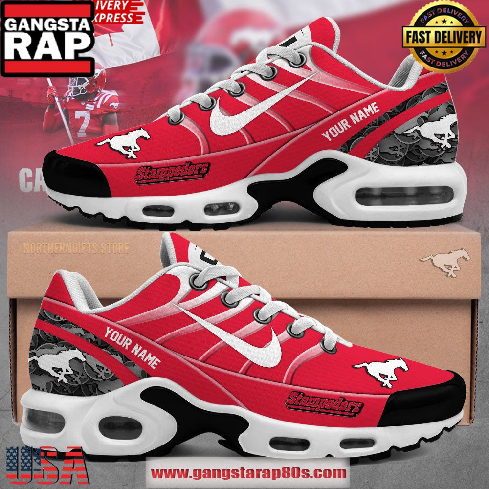 Calgary Stampeders CFL Limited Edition Air Max Plus Shoes Running Sneakers
