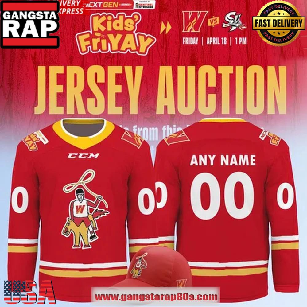 Calgary Wranglers Kid’s Friday Special Edition Hockey Jersey