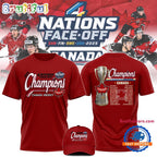 Canada Hockey 2025 4 Nation Face off Champions Second Unisex Hoodie T-Shirt