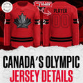Canada Olympic Limited 2025 Red Hockey Jersey