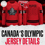 Canada Olympic Limited 2025 Red Hockey Jersey