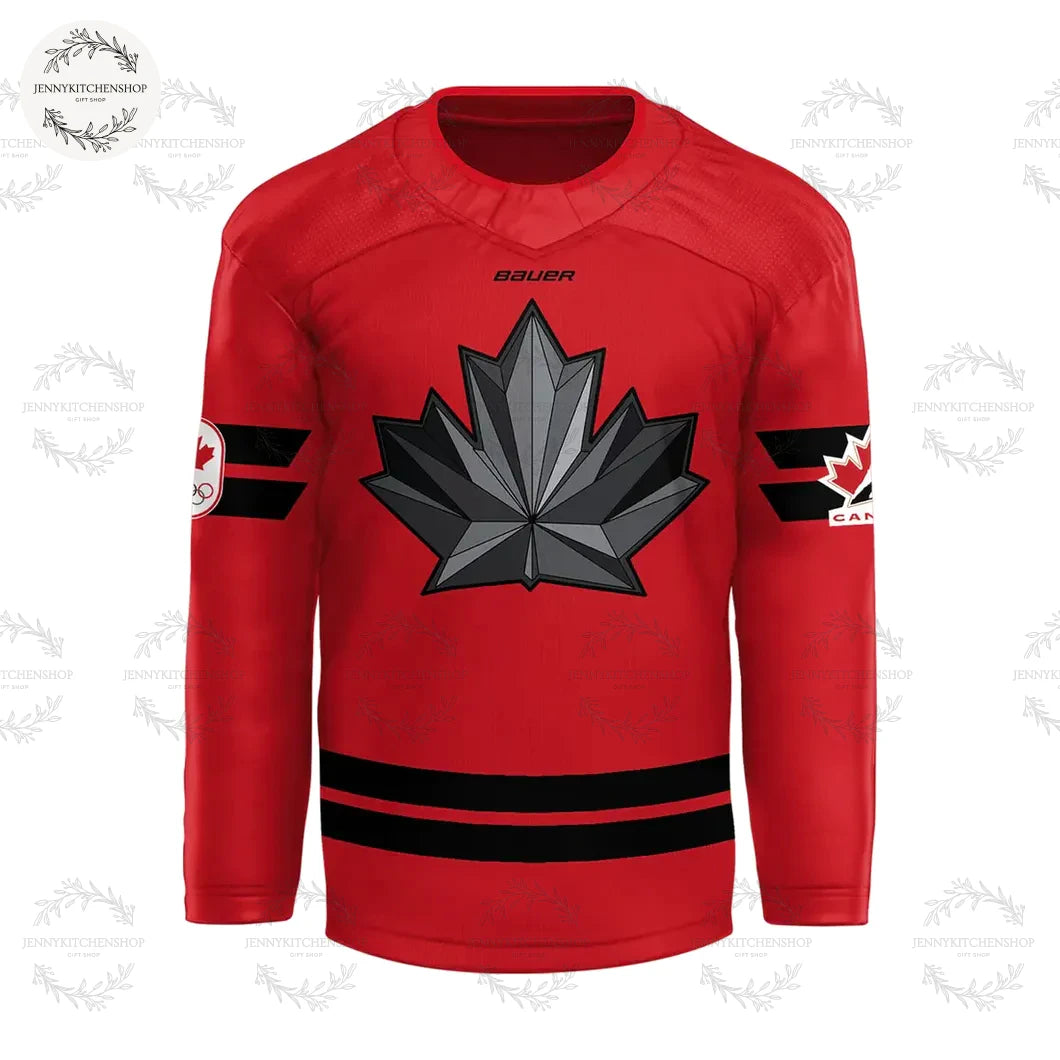 Canada Olympic Limited 2025 Red Hockey Jersey