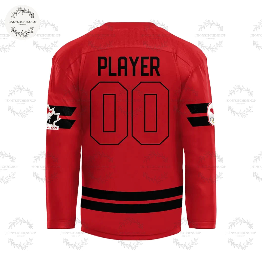 Canada Olympic Limited 2025 Red Hockey Jersey