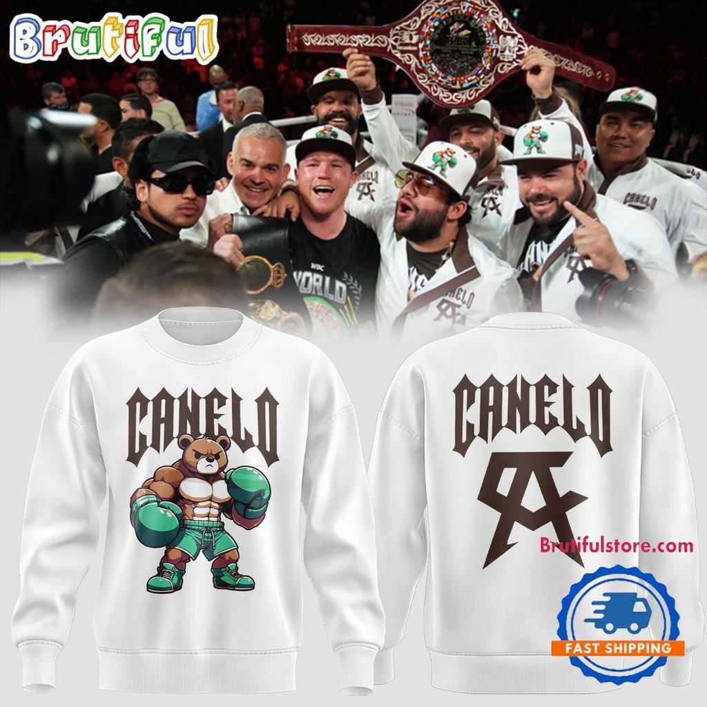 Canelo Alvarez Shirt, Canelo Bear All Over Print Sweatshirt