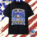 Canterbury Bankstown Bulldogs 91 Years Anniversary 8x Premiers Blue and White Pride T Shirt