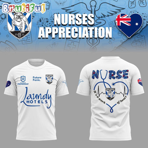 Canterbury-Bankstown Bulldogs Nurses Appreciation 2025 3D Printed Shirt