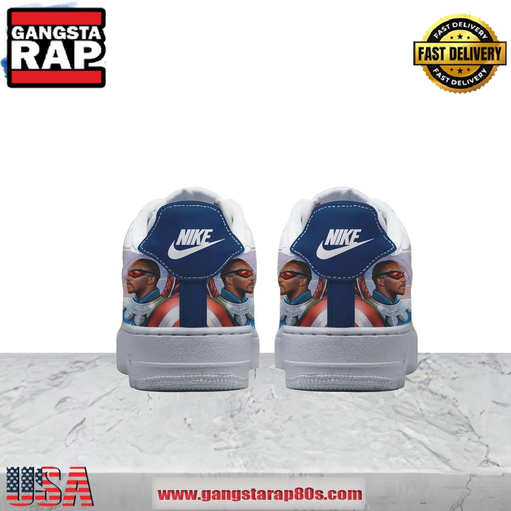 Captain America Brave New World Air Force 1 Sneaker Running Sneakers Shoes