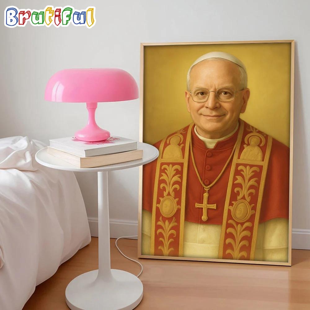 Cardinal Robert Francis Prevost First American Pope Leo XIV Wall Decor Poster Canvas