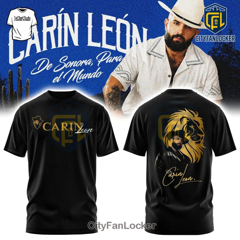 Carin Leon Tour 2026 Gold Lion Limited Edition Shirt