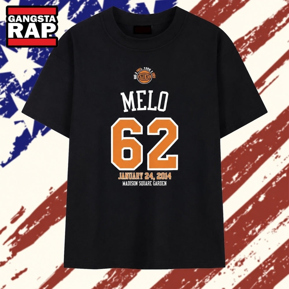 Carmelo Anthony 62 New York Knicks January 24 2014 T Shirt