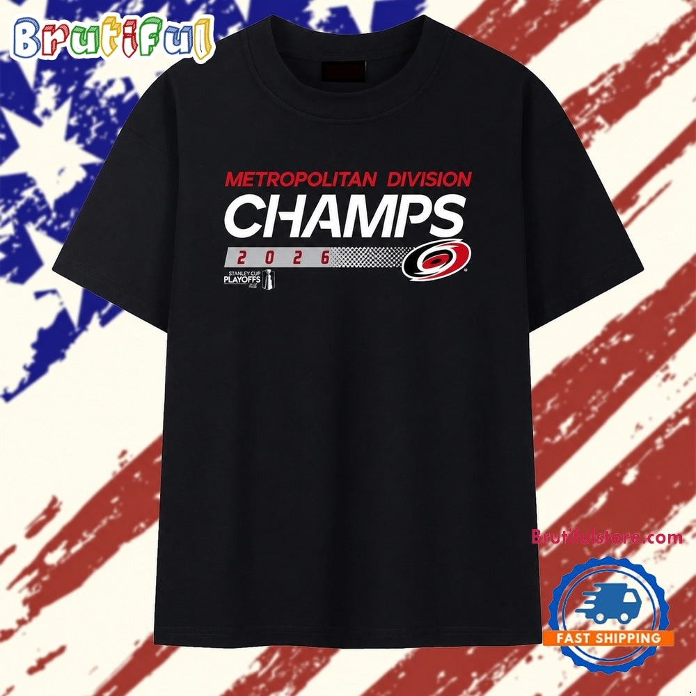 Carolina Hurricanes 2026 Metropolitan Division Champions T Shirts