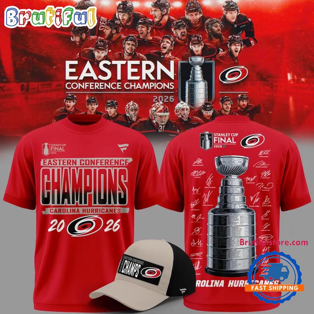 Carolina Hurricanes 2026 NHL Eastern Conference Champions Hoodie T-Shirt