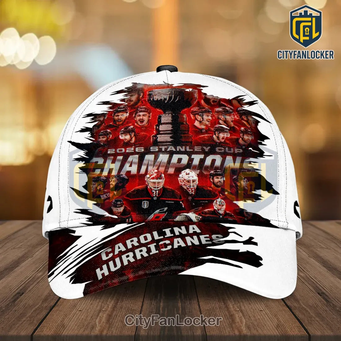 Carolina Hurricanes 2026 Stanley Cup Champions Baseball Cap