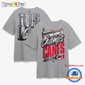 Carolina Hurricanes Fanatics 2026 Stanley Cup Champions Authentic Locker Room Gray T Shirt