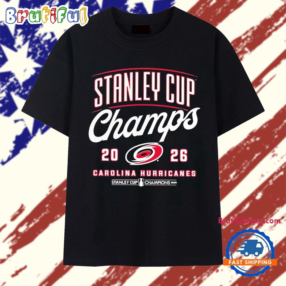Carolina Hurricanes logo Stanley Cup champs 2026 T Shirt