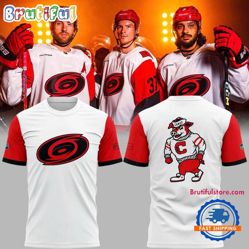 Carolina Hurricanes Strutting Stormy Road Uniform T Shirt