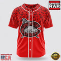 MLB Carolina Mudcats Paisley Pattern Baseball Jersey