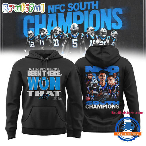 Carolina Panthers 2025 NFC South Division Champions All Team Hoodie T-Shirt