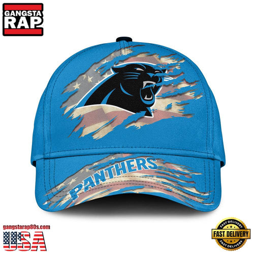 NFL Carolina Panthers American Flag Baseball Cap Snapback Hats