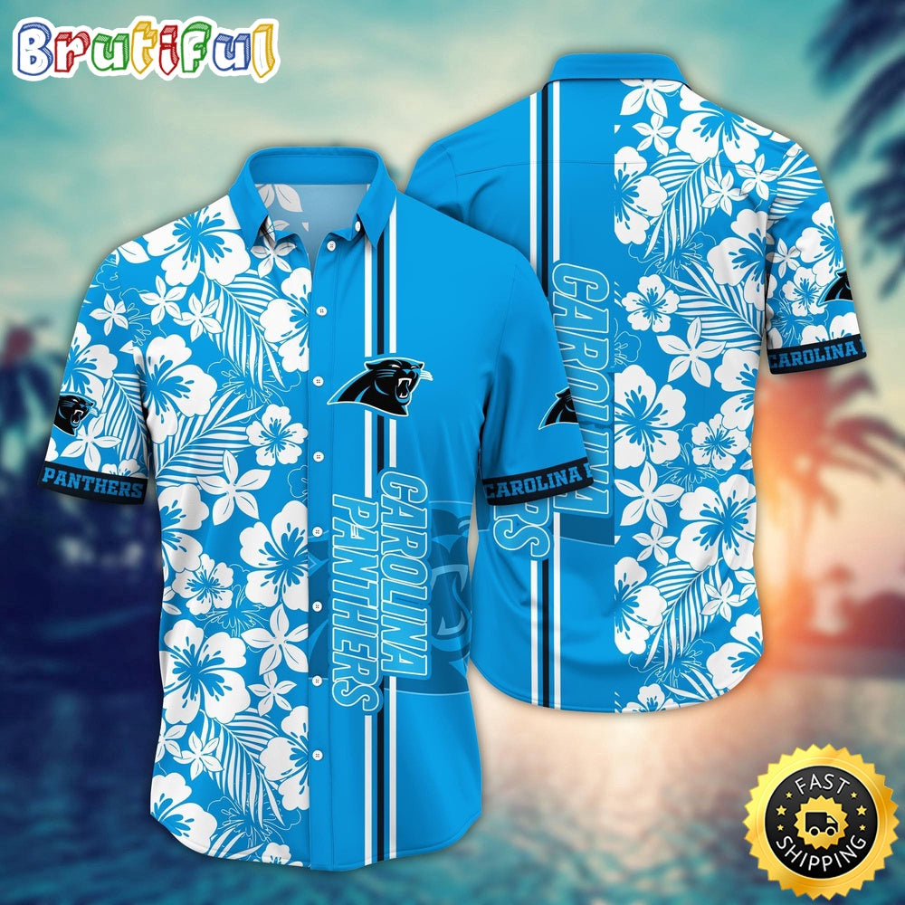Carolina Panthers Hawaii Shirt Flower Exotic Island Fashion