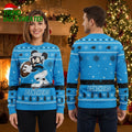 Carolina Panthers Mickey Mouse Football Throw Ugly Christmas Sweater