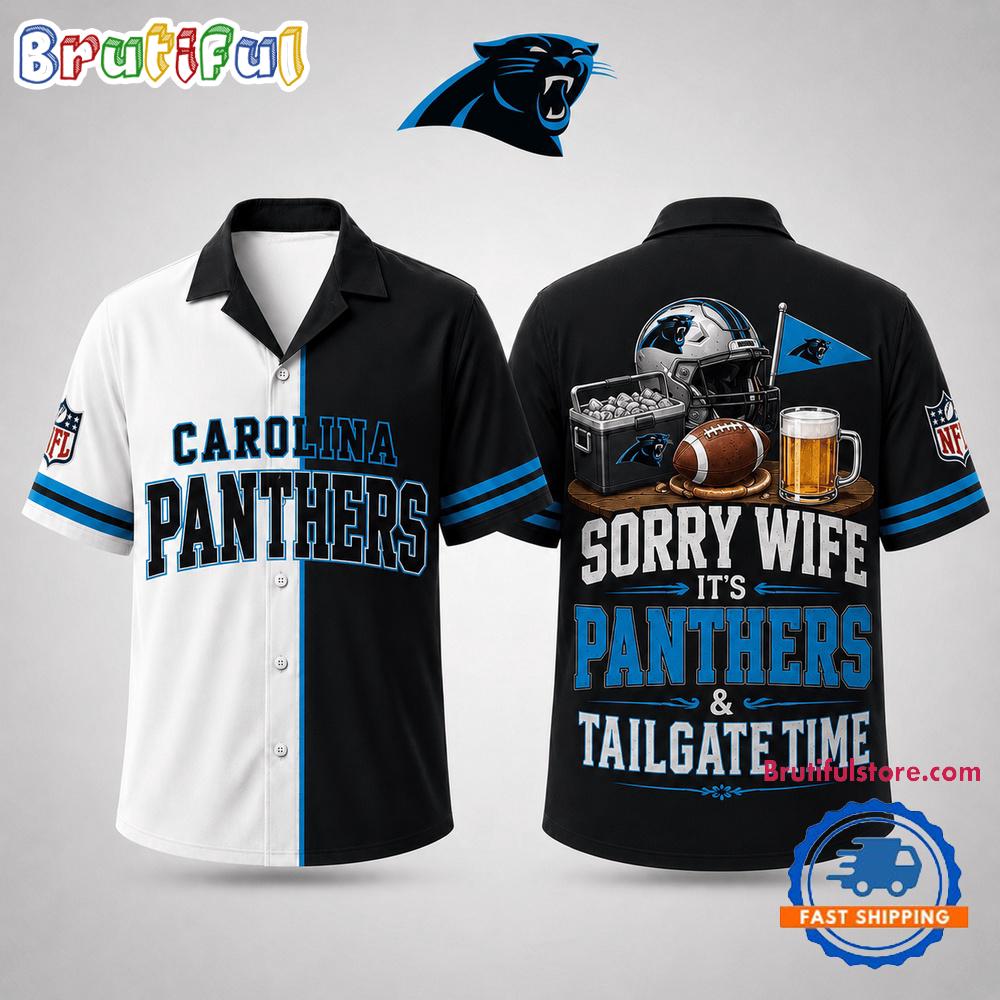 Carolina Panthers NFL Funny Football Fan Hawaiian Shirt