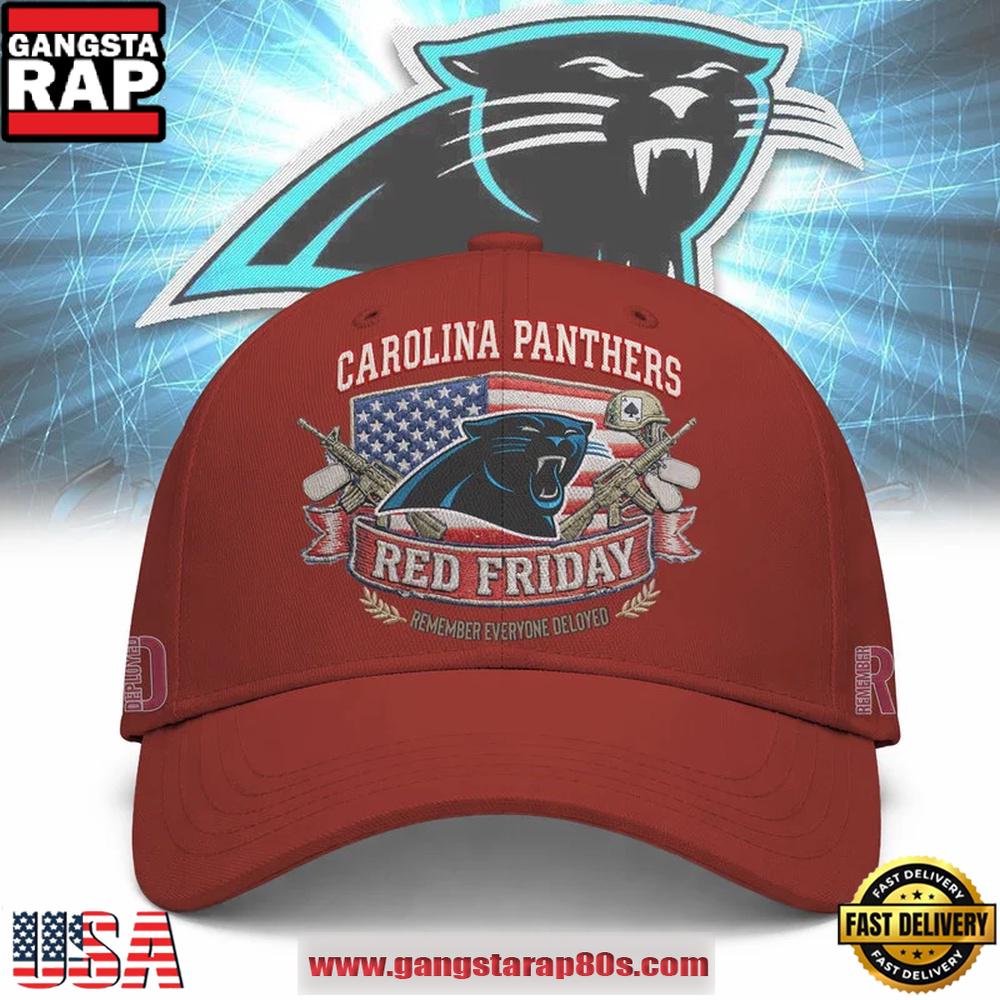 Carolina Panthers NFL RED Friday Classic Cap Hats