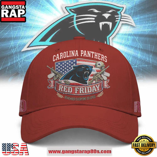 Carolina Panthers NFL RED Friday Classic Cap Hats