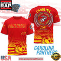 Carolina Panthers NFL USMC 250th Birthday 2025 T Shirt