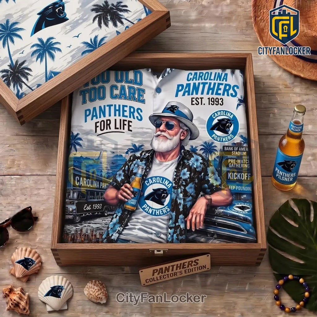 Carolina Panthers Too Old Too Care Hawaiian Shirt