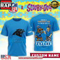 Carolina Panthers x Scooby Doo Premium Custom Name 3D Shirt