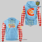 Carolina Sweet Teas Baseball Fan Gingham Plaid Pullover Hoodie